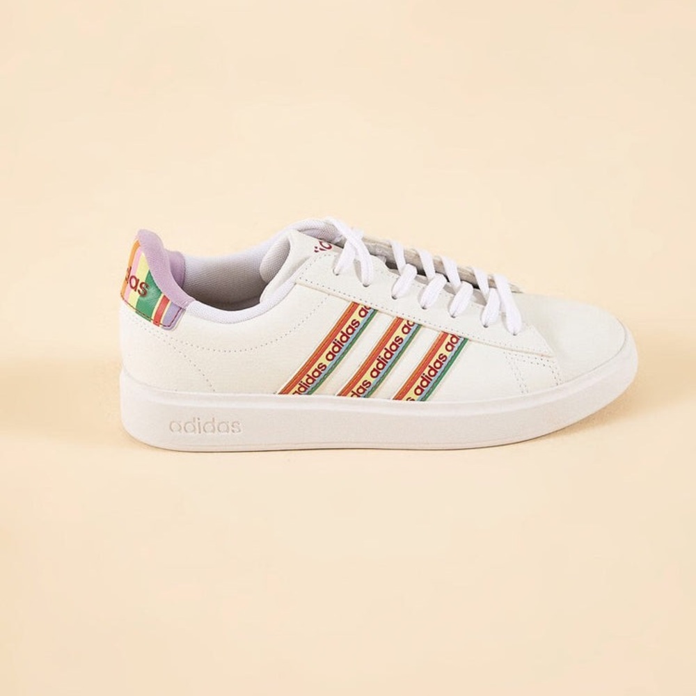 SOLD FARM Rio x Adidas Grand Court 2.0 Tennis Shoe Sneaker Footwear White EU 42 - Picture 2 of 12